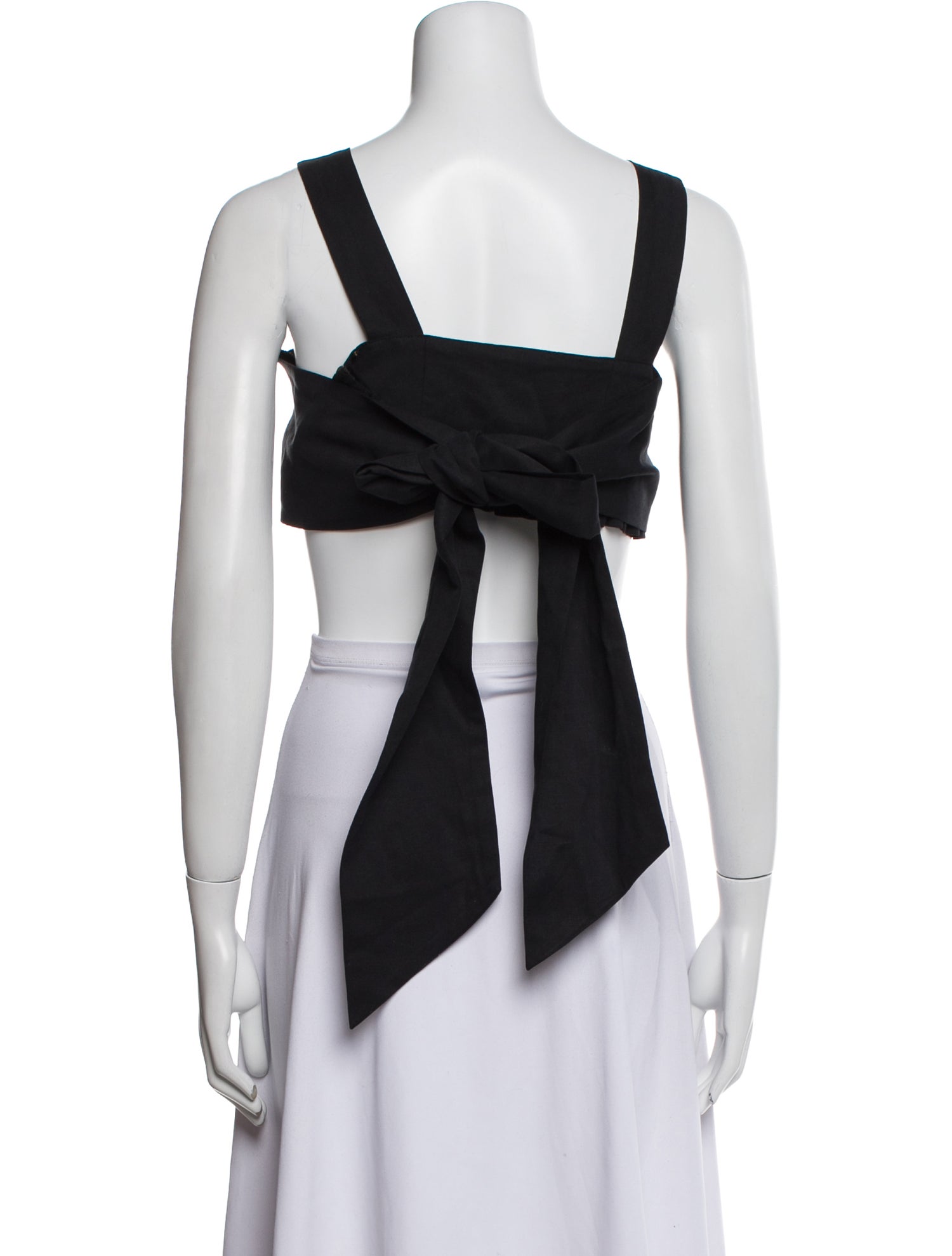 Ulla Johnson Square Neckline Sleeveless Crop Top